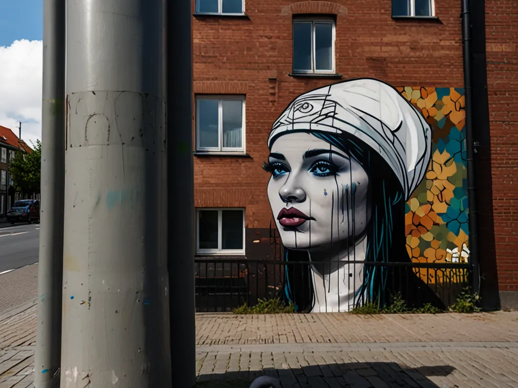 Urban street art i dansk by